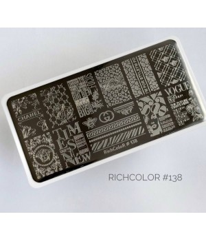 P126 Пластина для стемпінгу RC-138